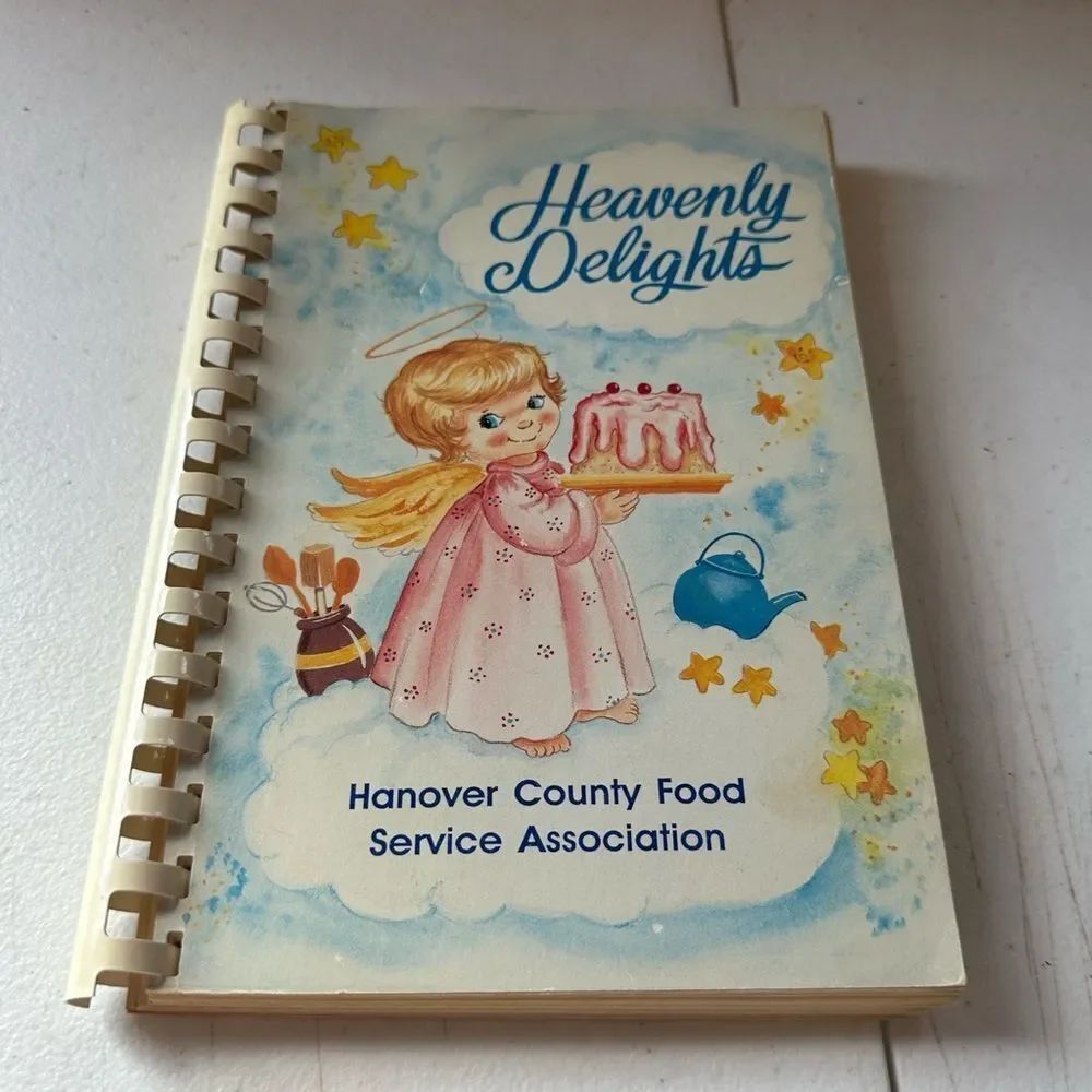 Vintage Heavenly Delights Spiral-Bound Cookbook